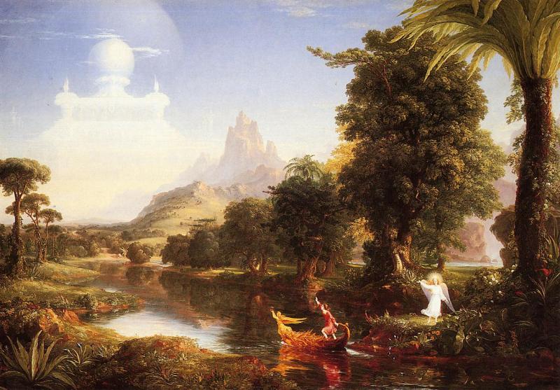 Thomas Cole Voyage of Life Youth oil painting image